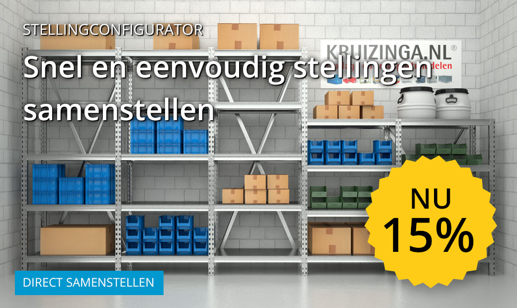 Zelf je stelling configureren bij Kruizinga.nl!