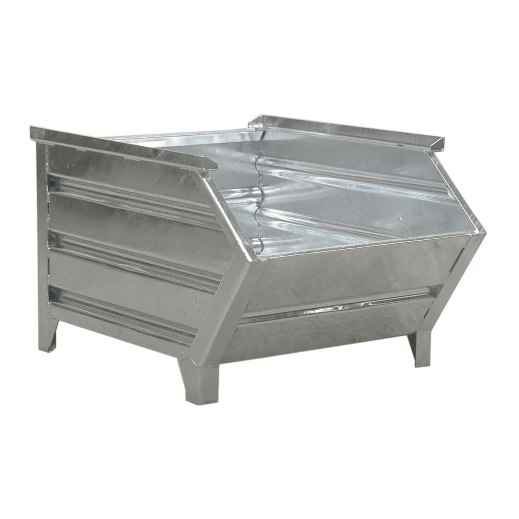 Stacking box steel fixed construction grip opening