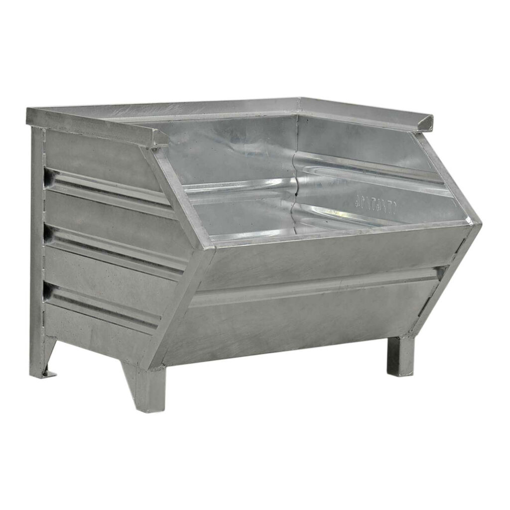 Stacking box steel fixed construction grip opening