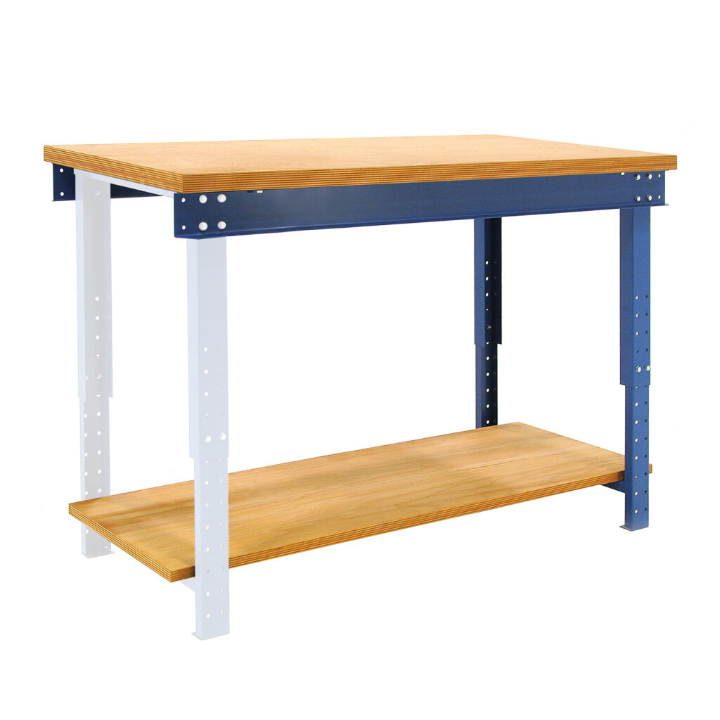 Etablis table de travail EXTENSION avec 1 tablette inférieure