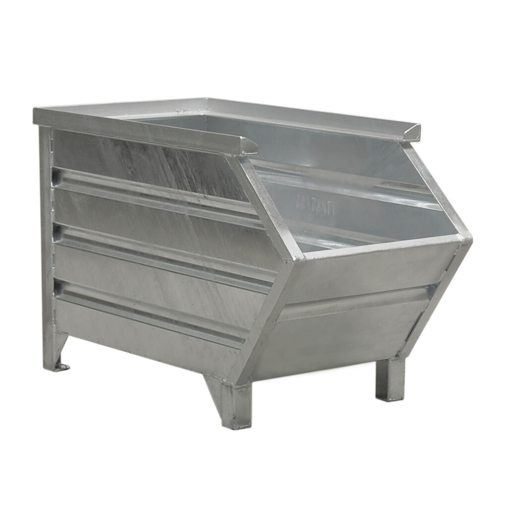 Stacking box steel fixed construction grip opening