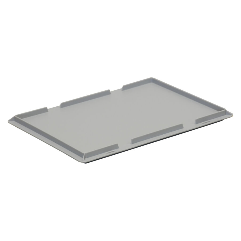 Stacking bin lids