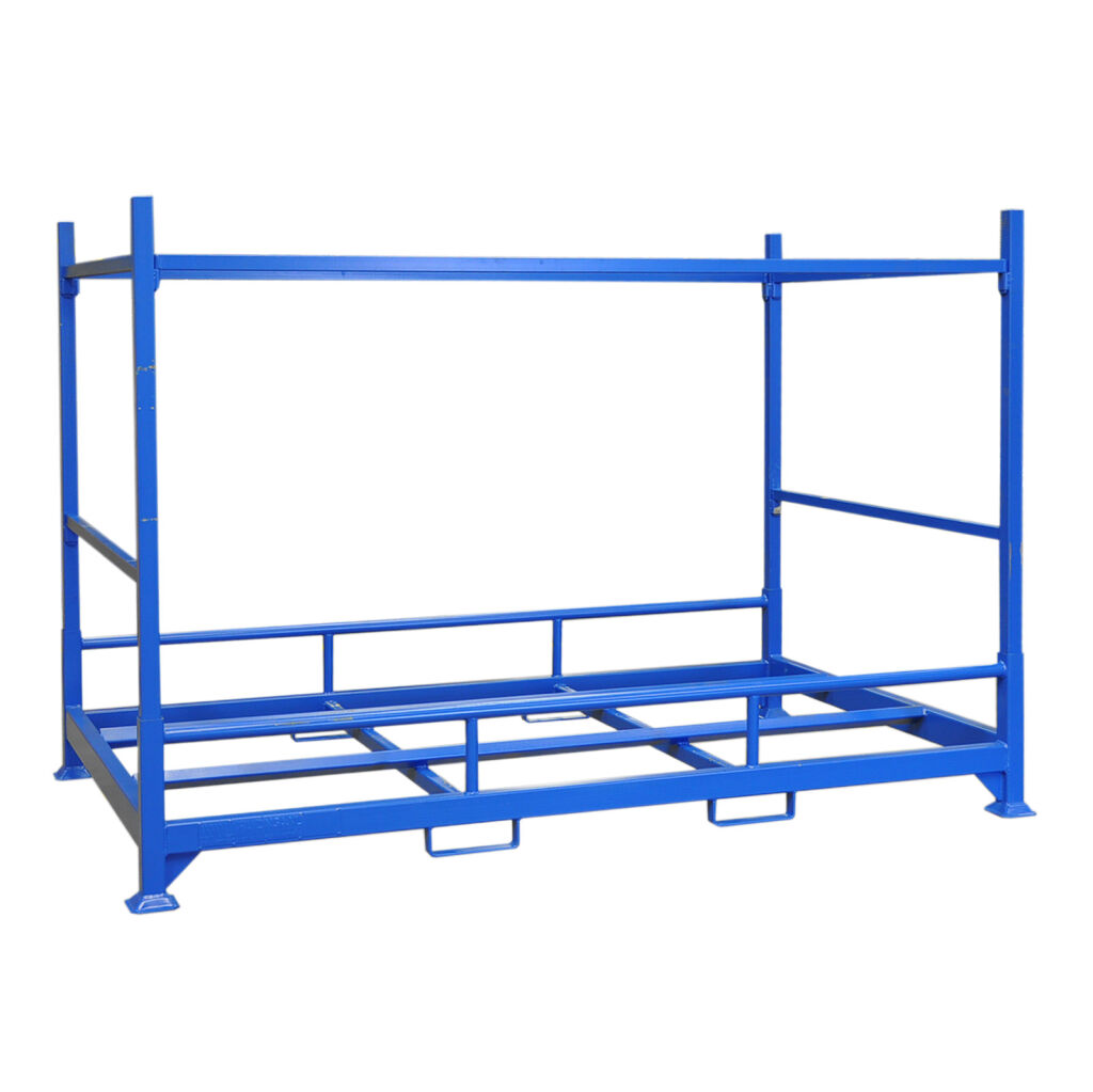 Tyre storage stackable and foldable vertical load