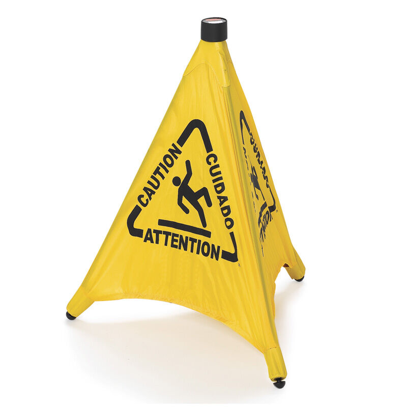 Cleaning safety signs safety markings foldable warning sign