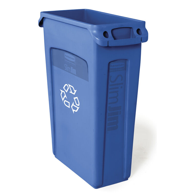Waste bin plastic waste bin Slim Jim with air vents