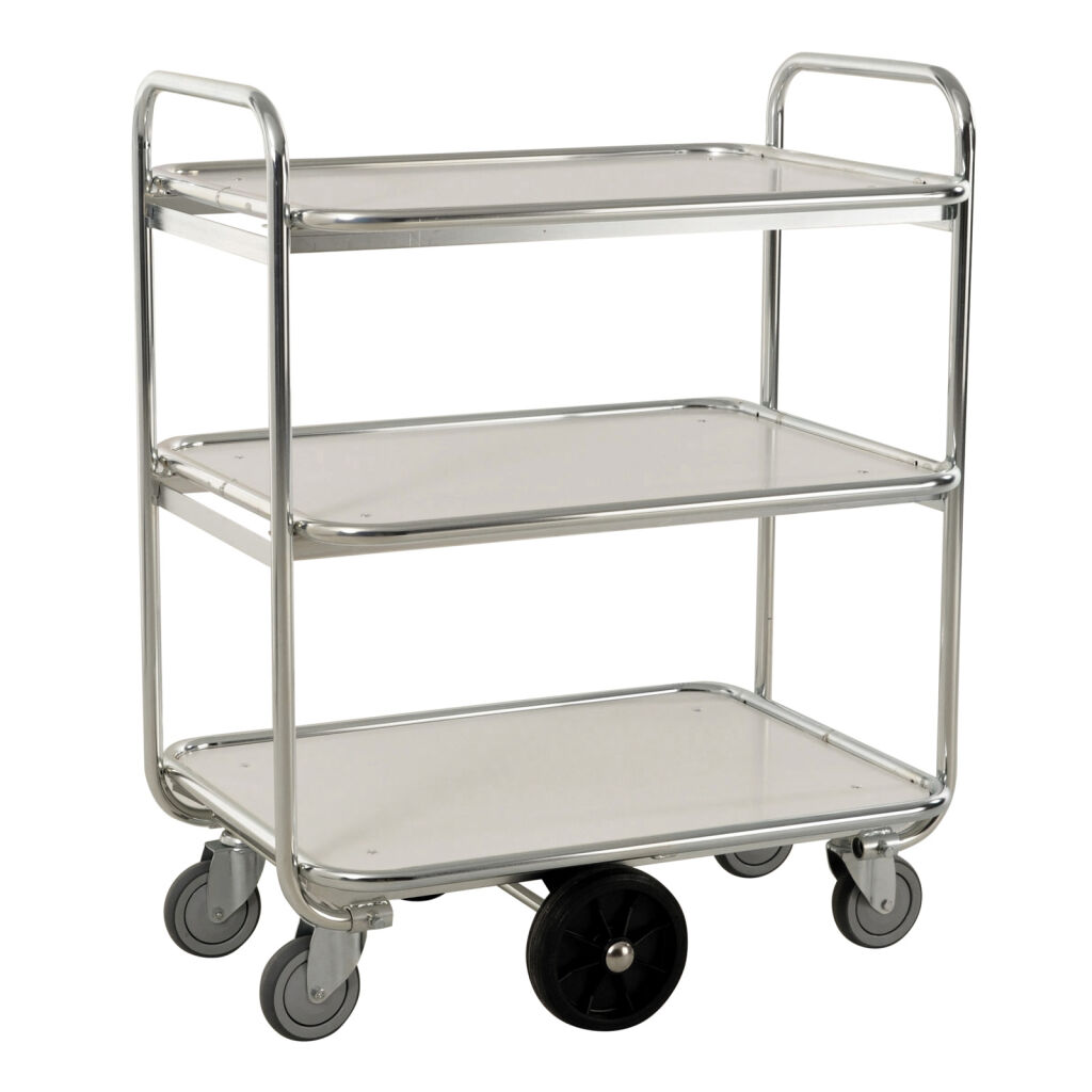 Offres de roll conteneurs Kongamek chariot préparateur de colis avec 3 étagères