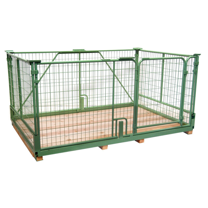 Pallet stacking frames foldable construction stackable A7 Module
