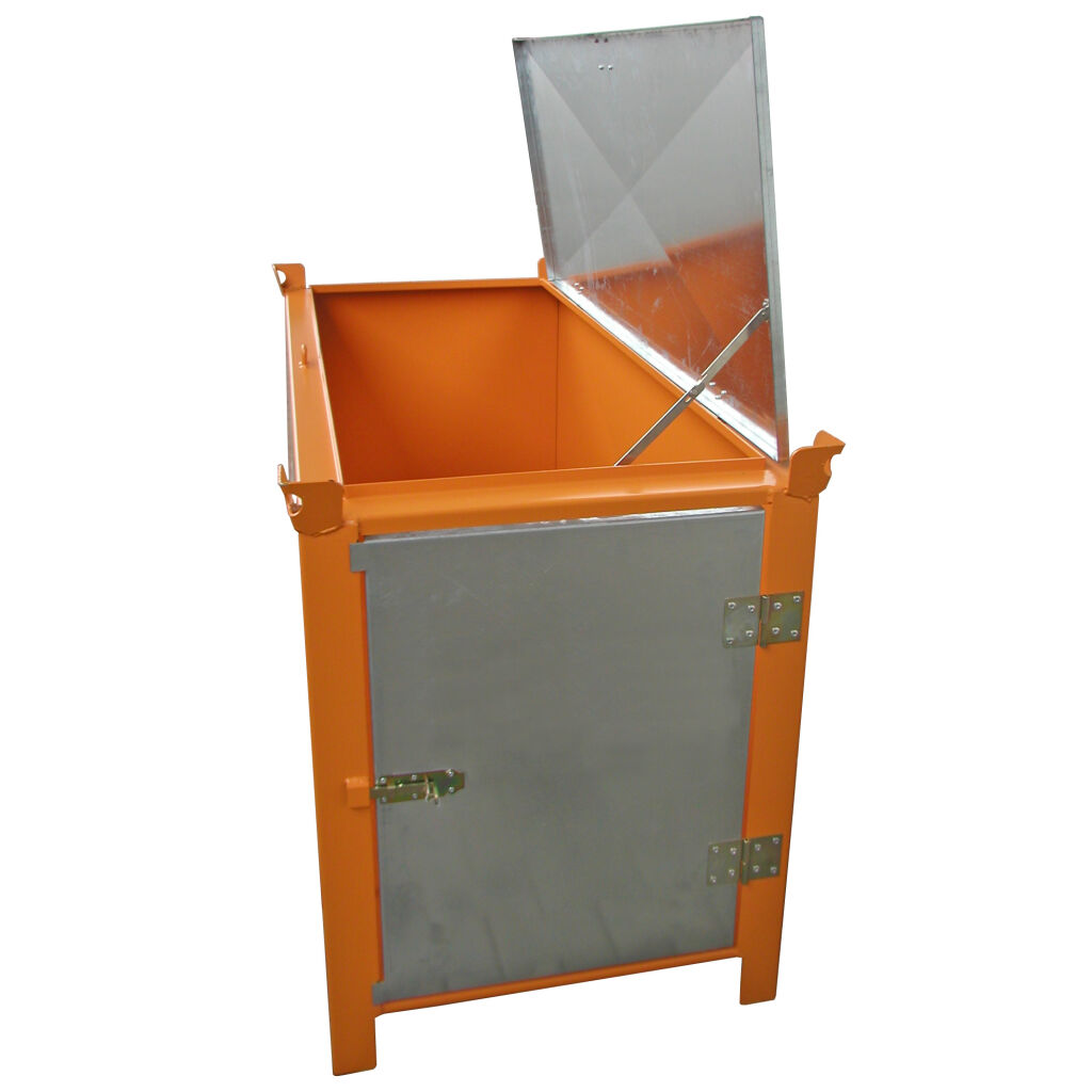 Coffre de chantier et de sécurité Box pour tubes fluorescents empilable + hissable