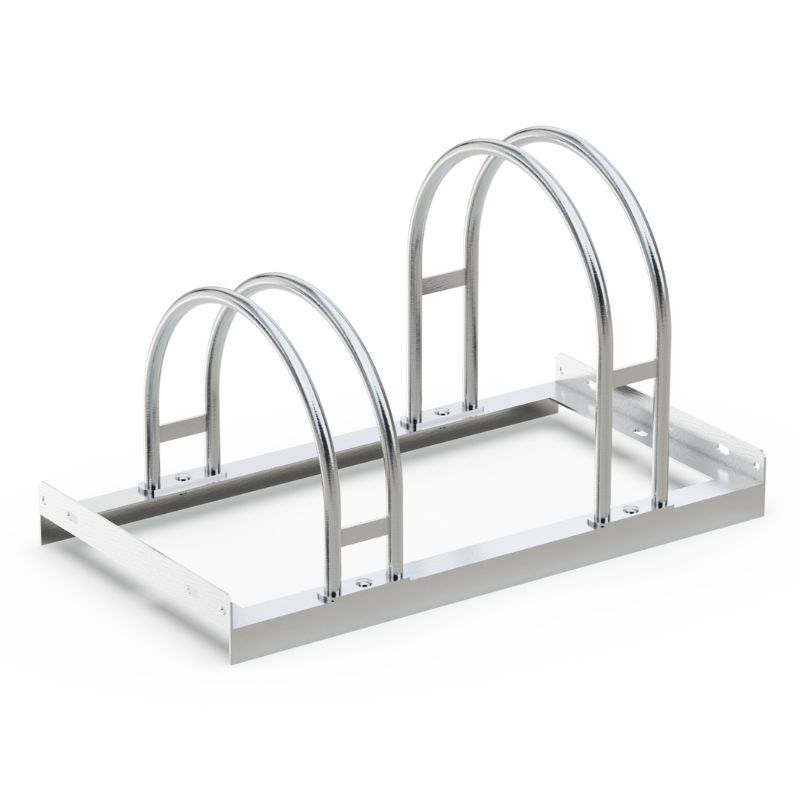 Cycle racks bike rack 2-piece, single-sided