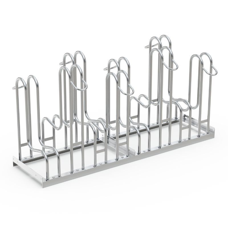 Cycle racks bike rack 8-piece, double-sided 
