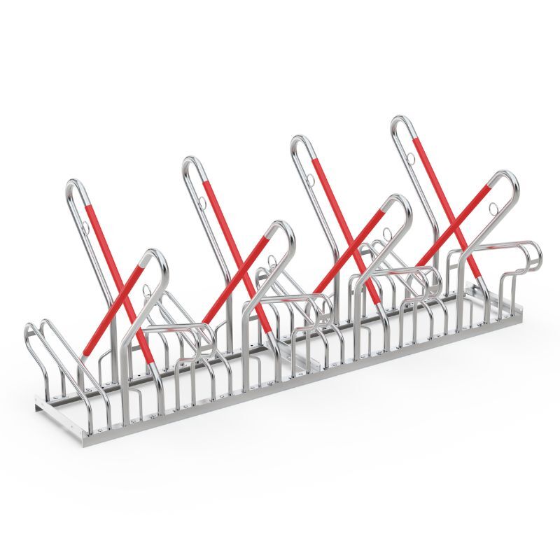 Cycle racks bike rack 8-piece, double-sided 