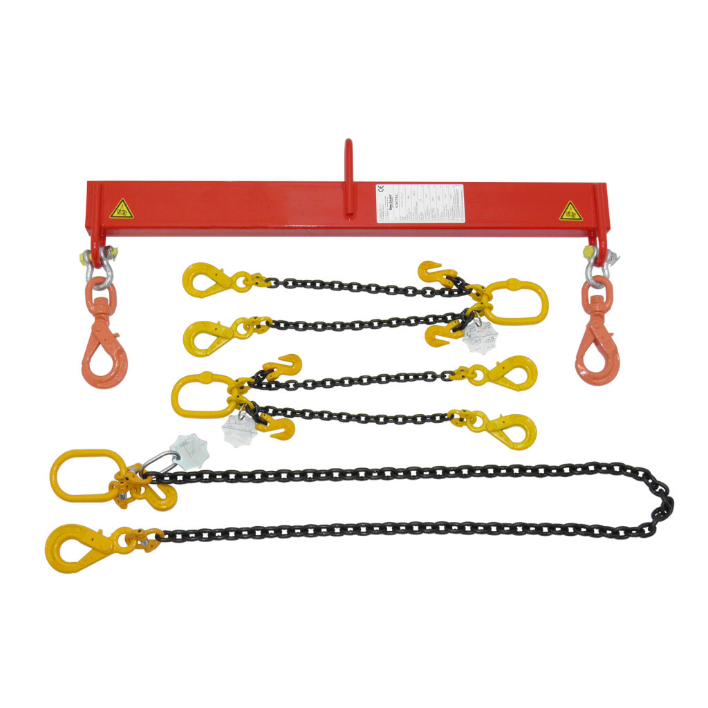Crochet de levage crochet porte-charge/ de levage incl. cha&icirc;nes de levage