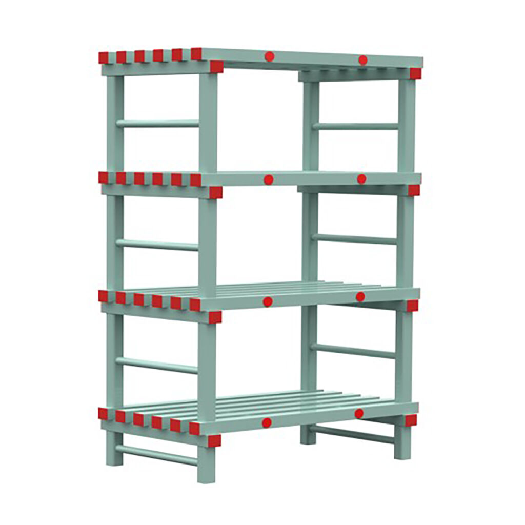 Rayonnage en plastique eurostelle modulaire