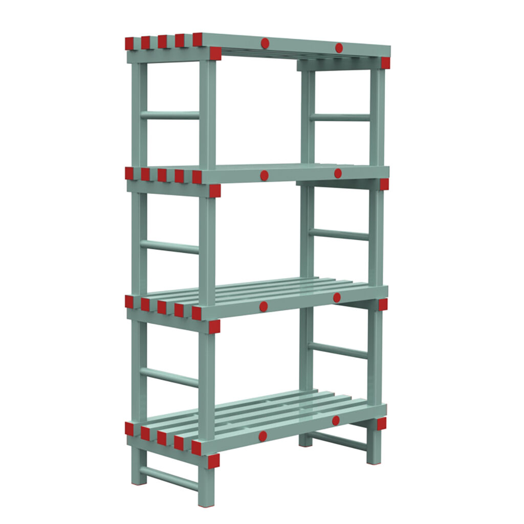 Rayonnage en plastique eurostelle modulaire