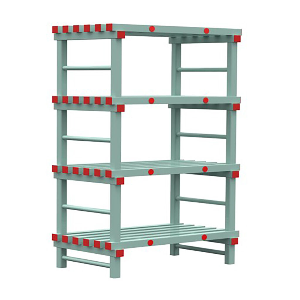 Rayonnage en plastique eurostelle modulaire