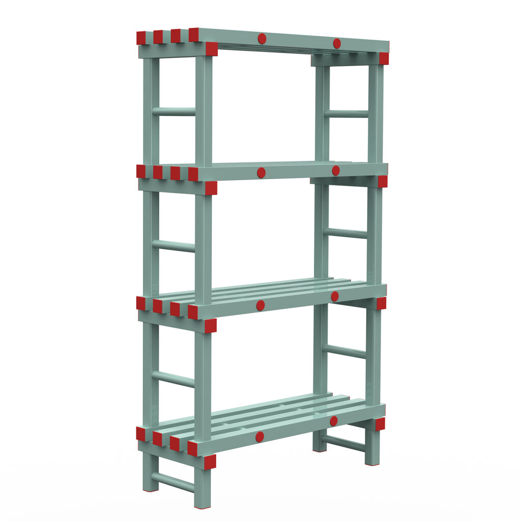 Plastic rack Euro rack modular