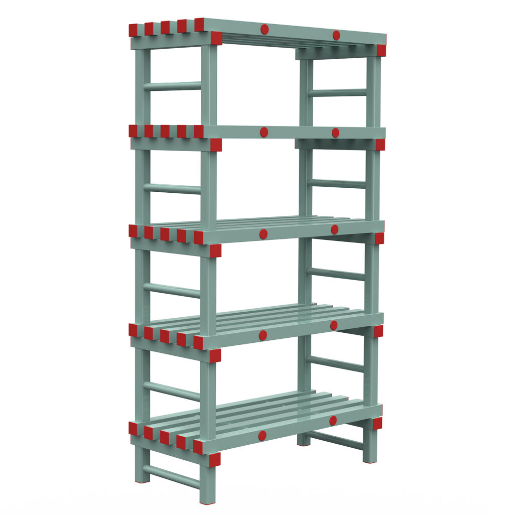 Kunststoffregale Eurostelle modular