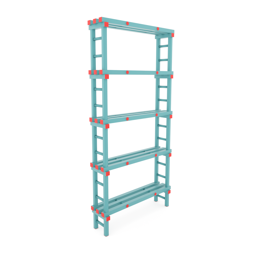 Kunststof stelling eurostelling modulair