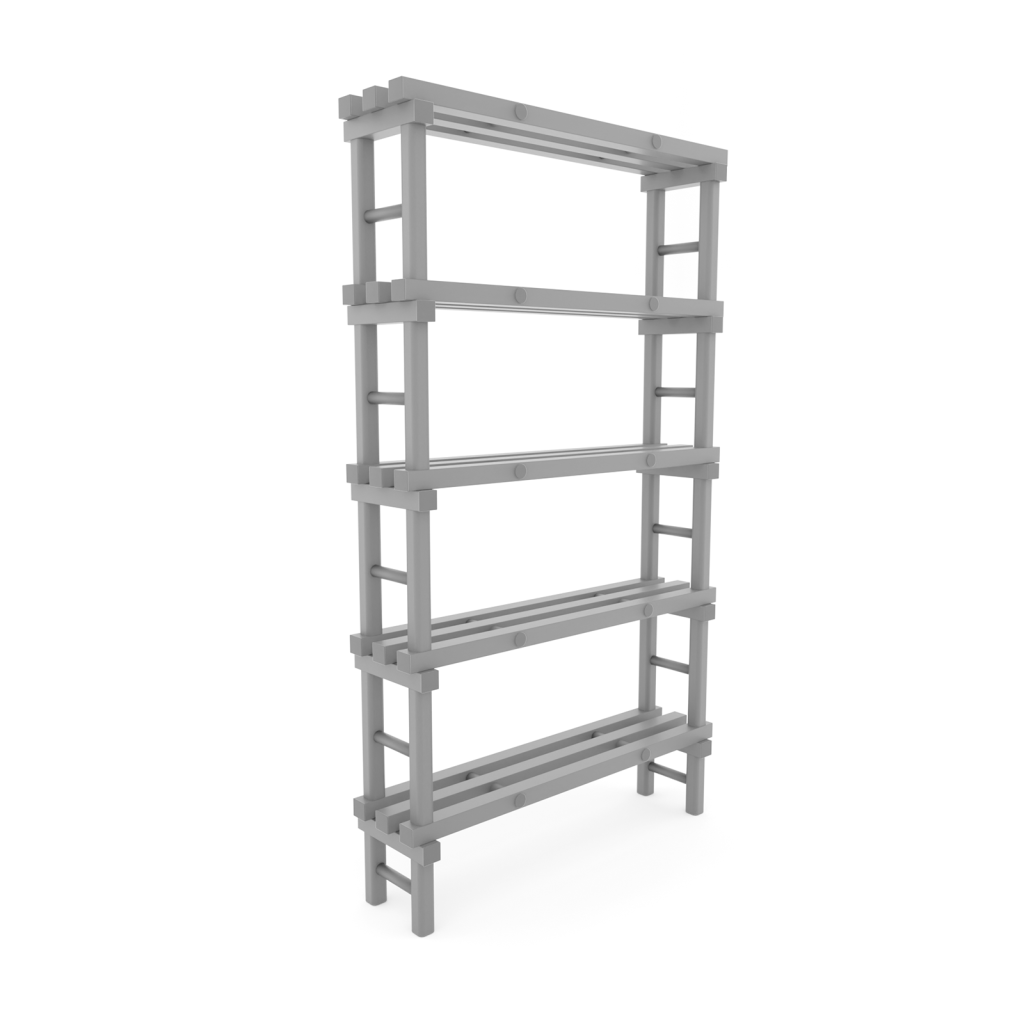 Kunststoffregale Eurostelle modular
