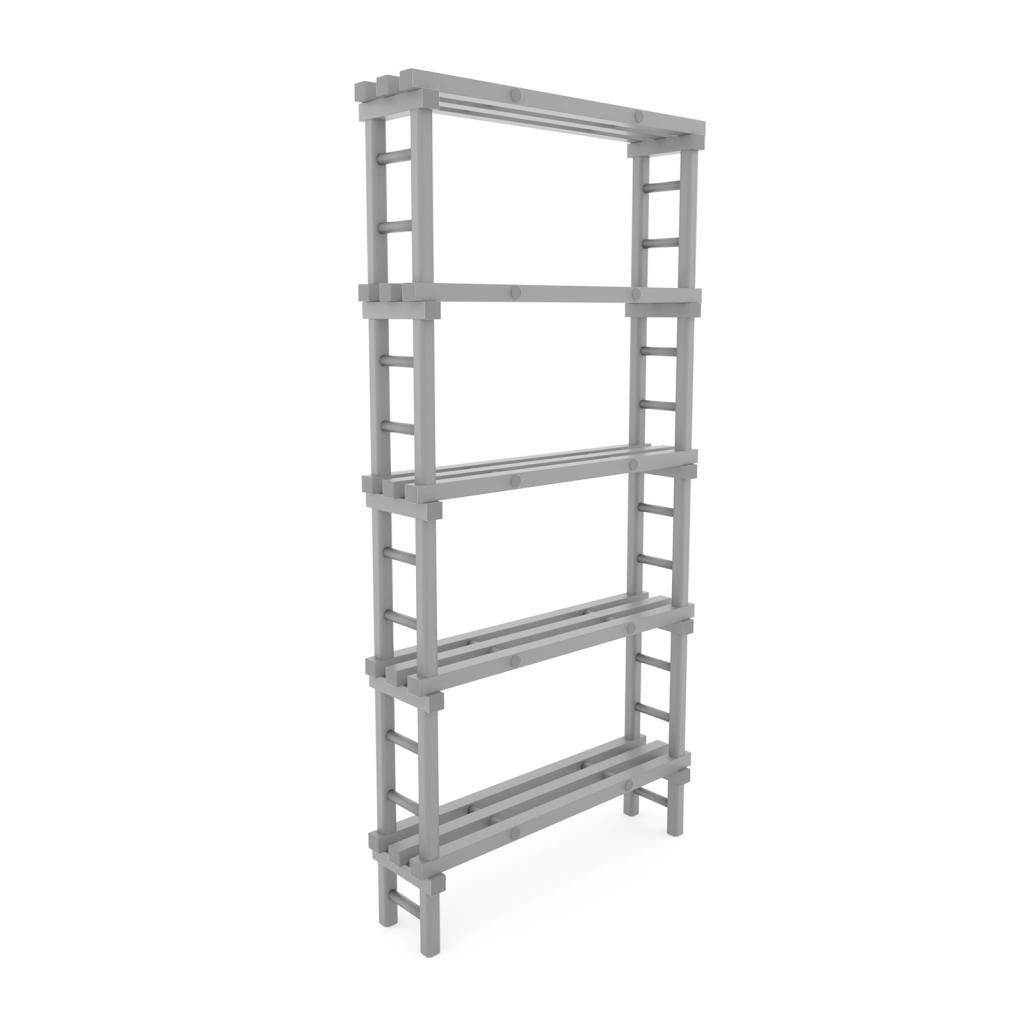 Rayonnage en plastique eurostelle modulaire