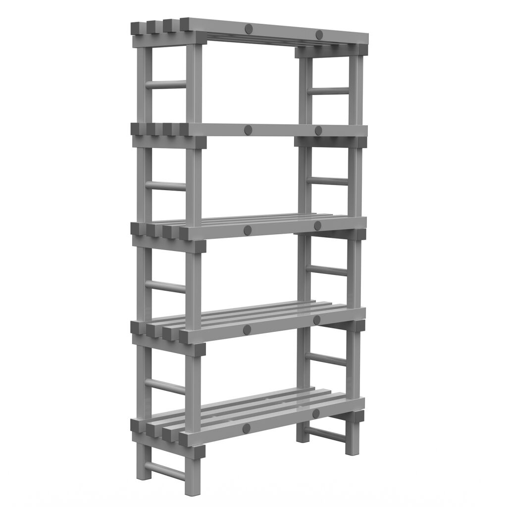 Rayonnage en plastique eurostelle modulaire