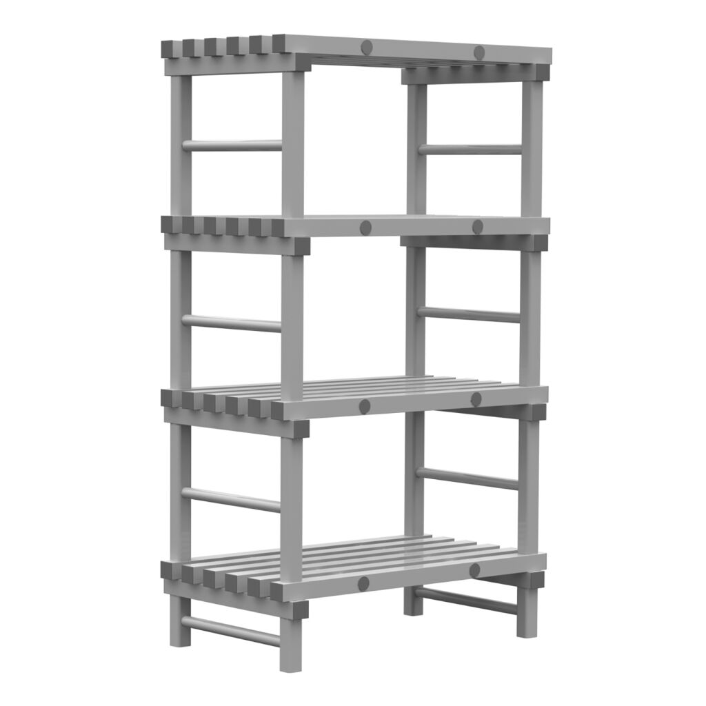 Kunststoffregale Eurostelle modular