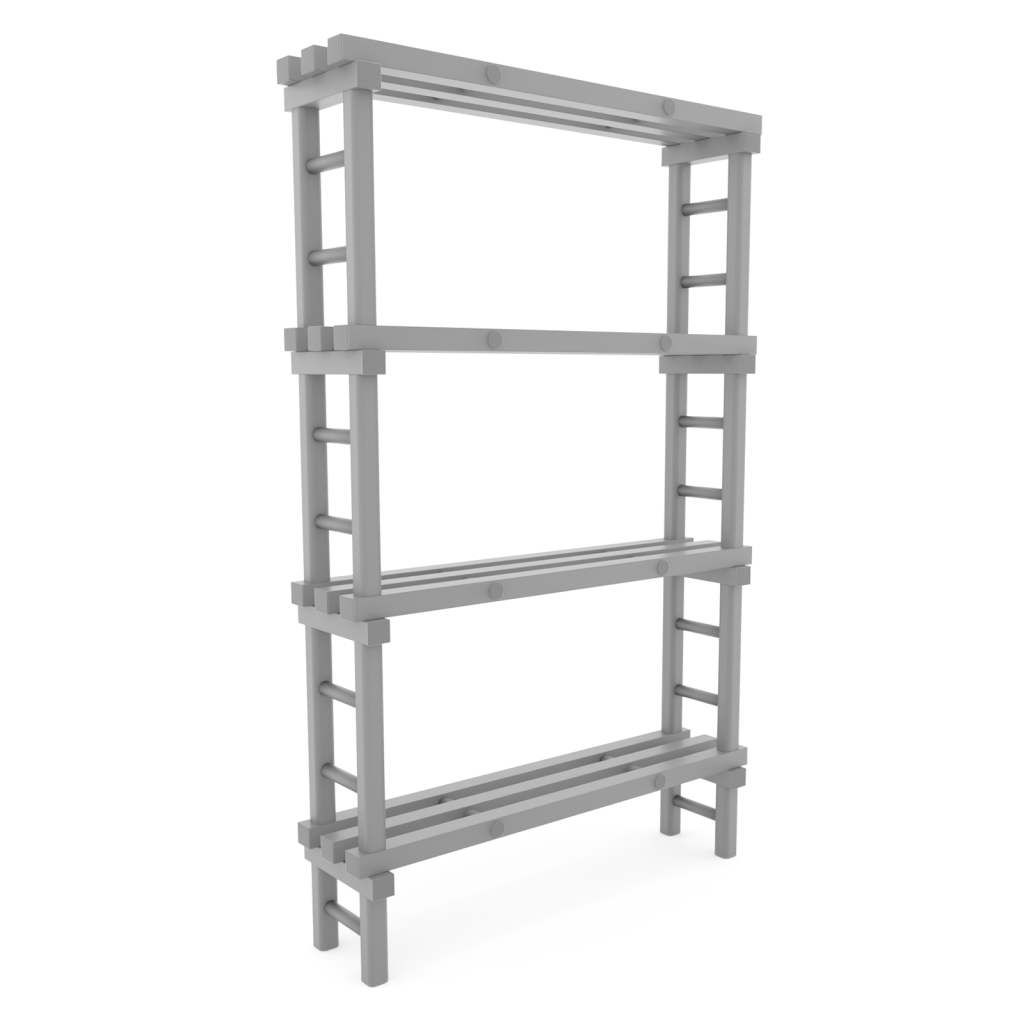 Kunststoffregale Eurostelle modular