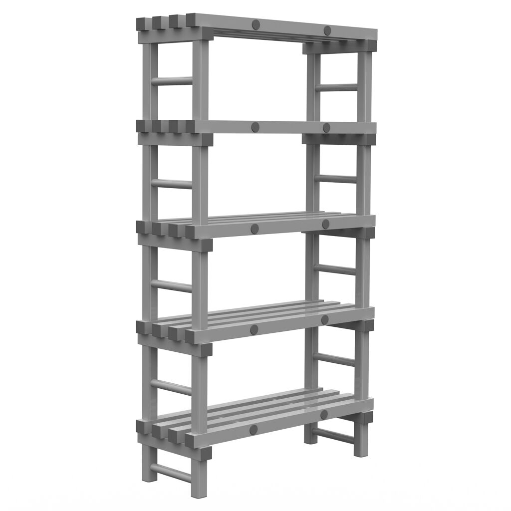 Rayonnage en plastique eurostelle modulaire