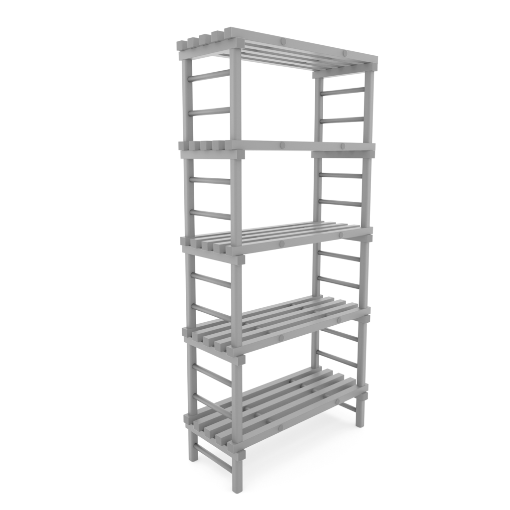Kunststoffregale Eurostelle modular