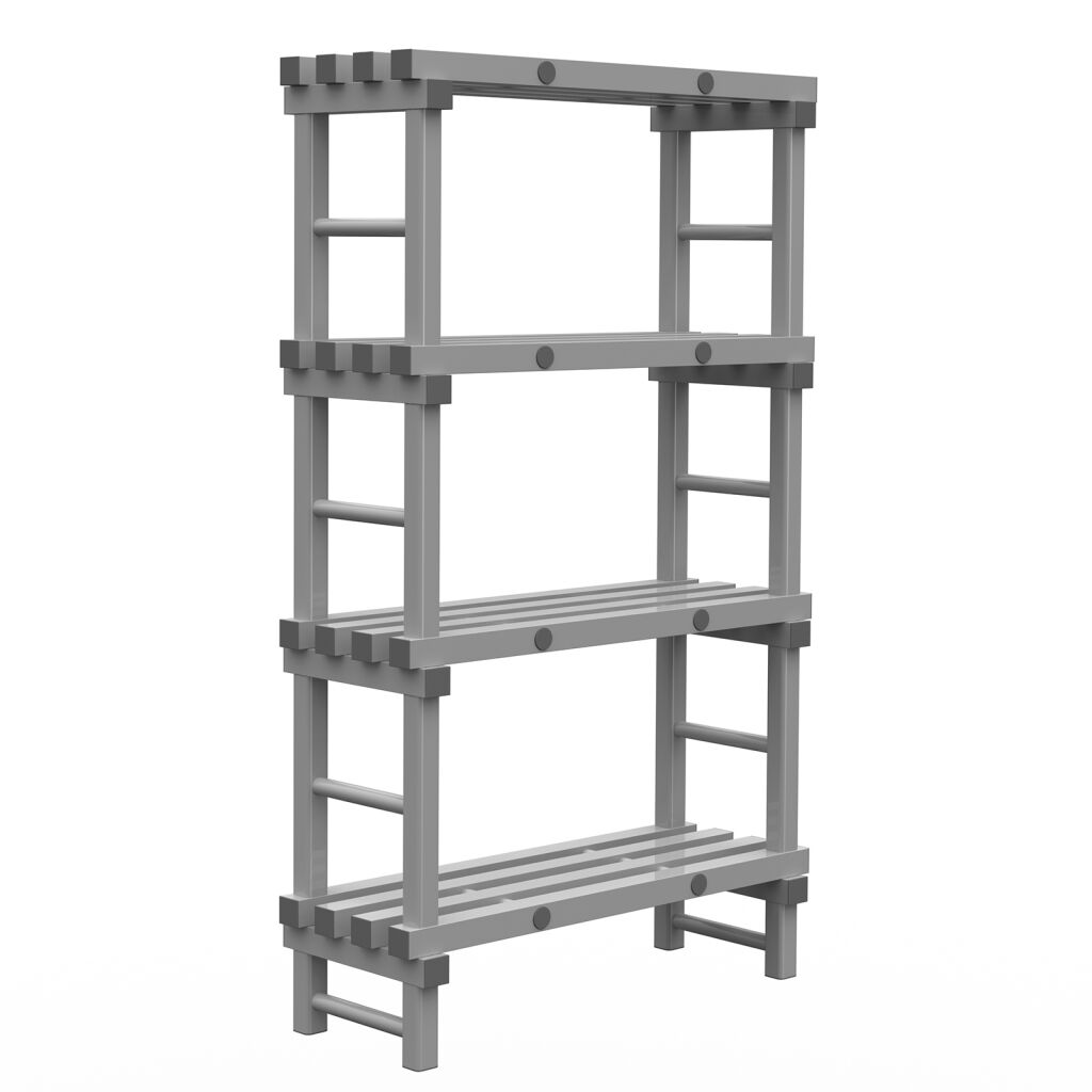 Plastic rack Euro rack modular