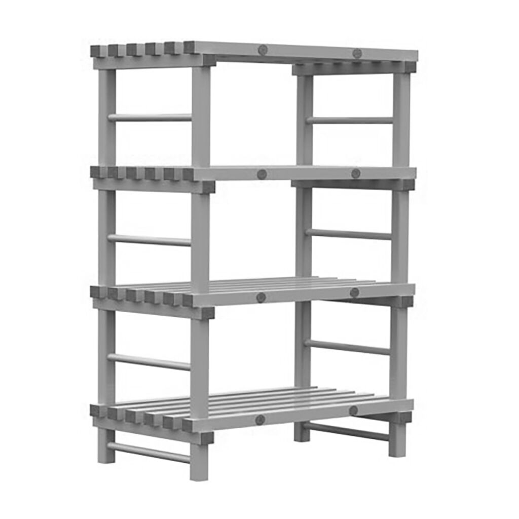 Rayonnage en plastique eurostelle modulaire