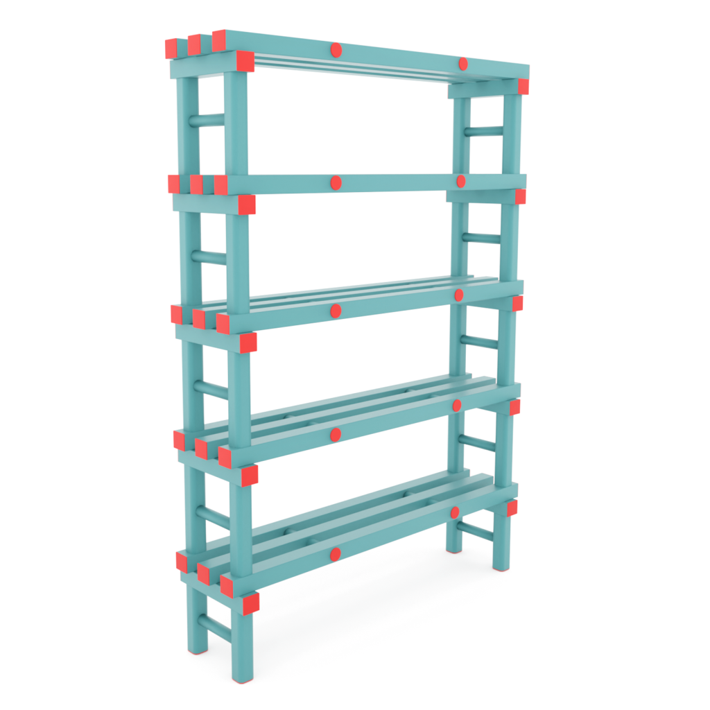 Kunststof stelling eurostelling modulair