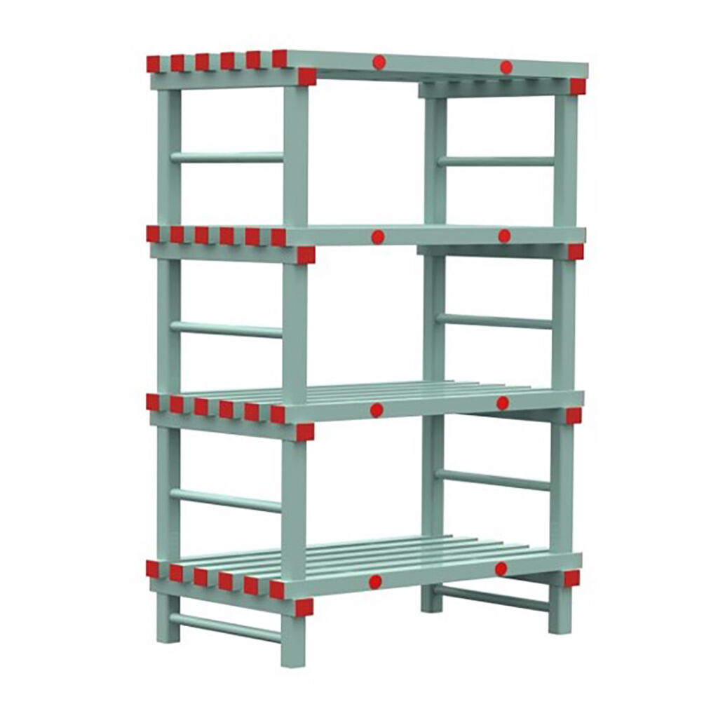Kunststoffregale Eurostelle modular
