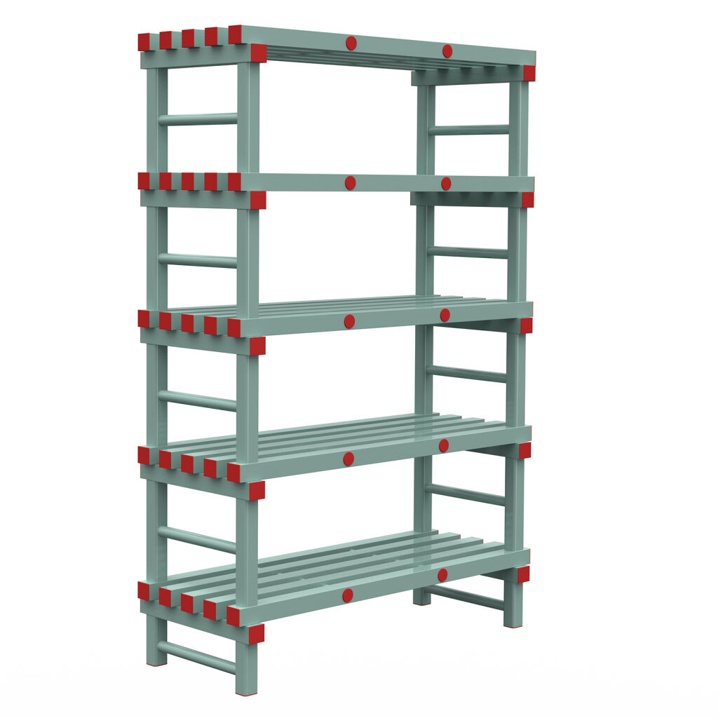 Rayonnage en plastique eurostelle modulaire