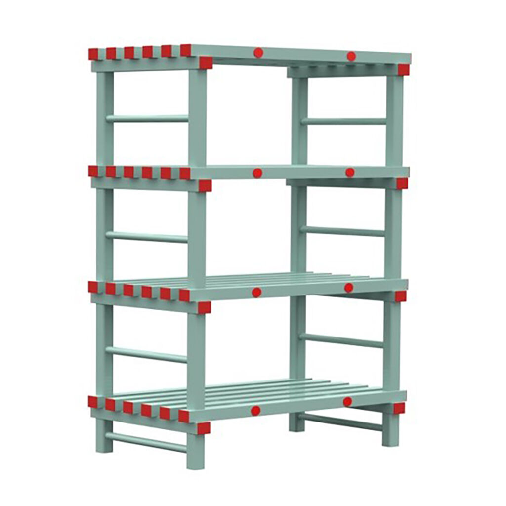 Rayonnage en plastique eurostelle modulaire