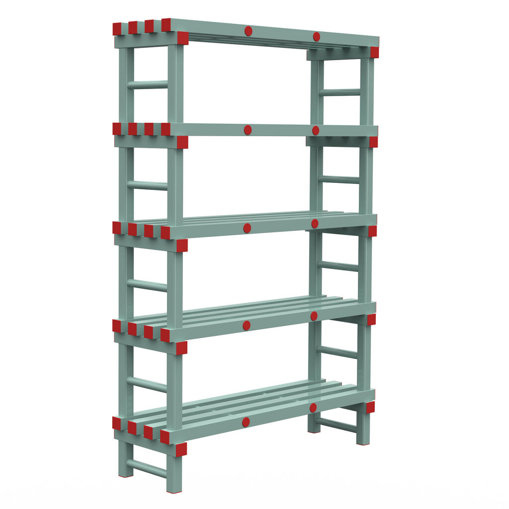 Plastic rack Euro rack modular