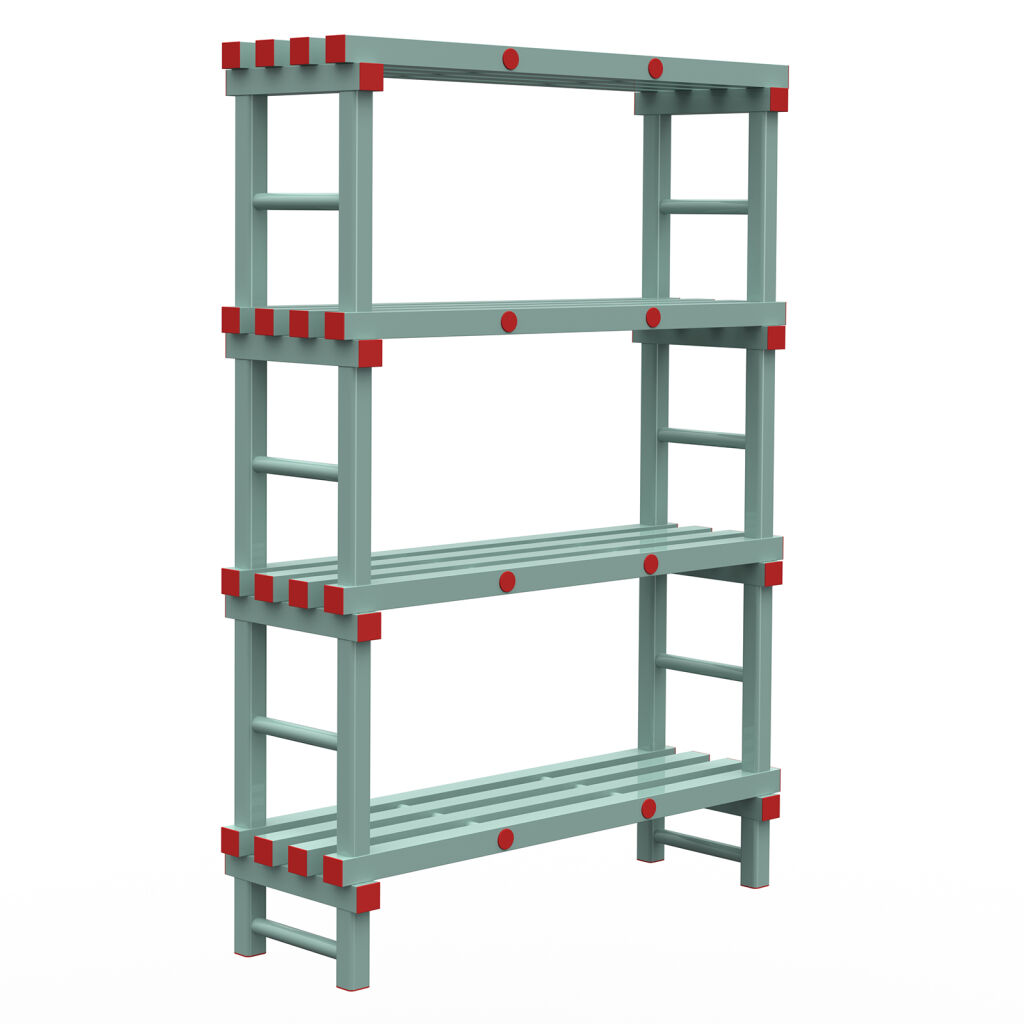 Plastic rack Euro rack modular
