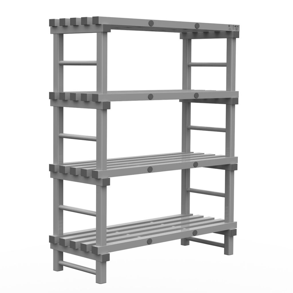 Rayonnage en plastique eurostelle modulaire