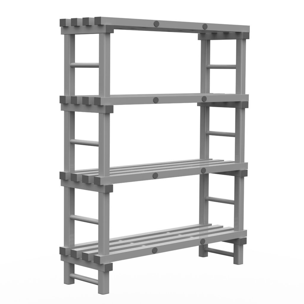 Plastic rack Euro rack modular