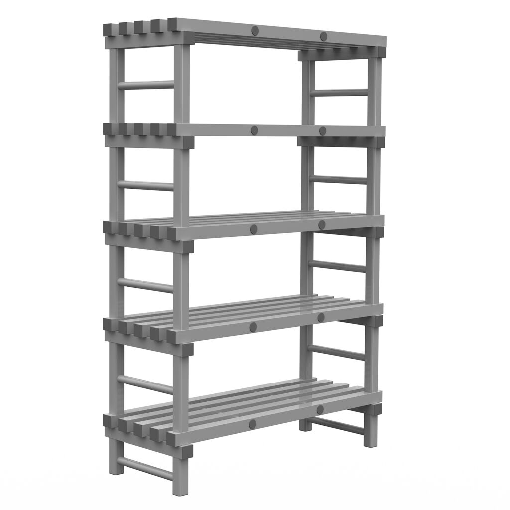 Rayonnage en plastique eurostelle modulaire