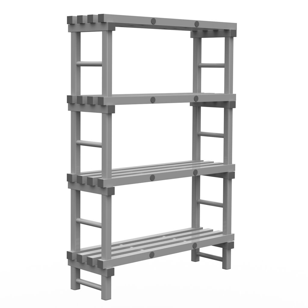 Rayonnage en plastique eurostelle modulaire