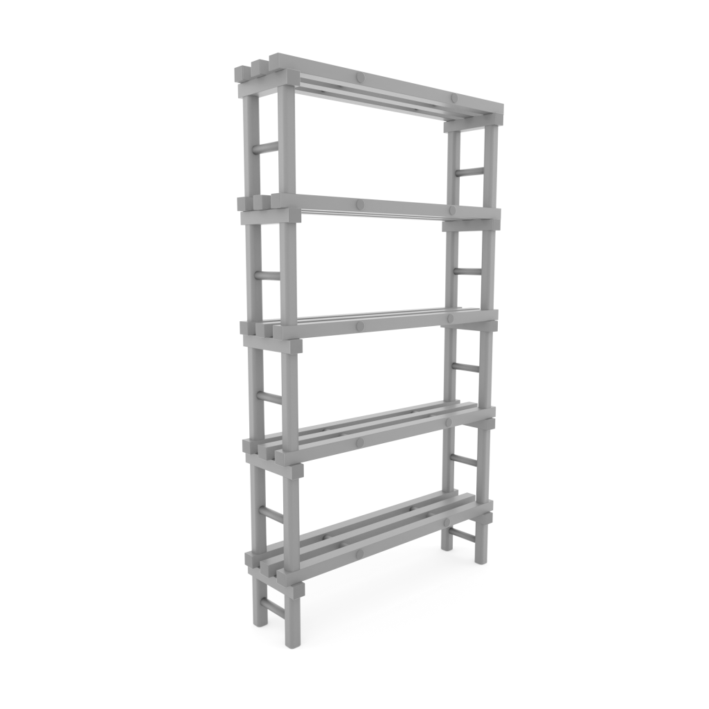 Kunststoffregale Eurostelle modular