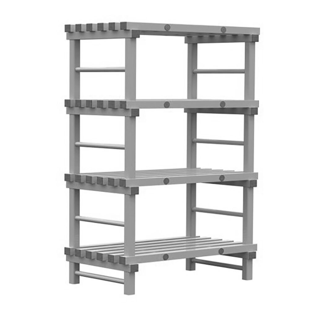 Rayonnage en plastique eurostelle modulaire