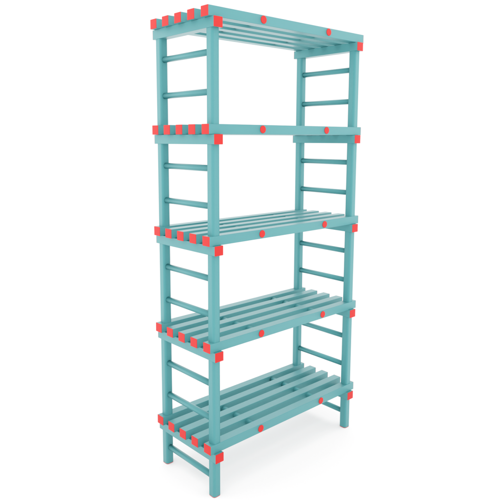 Kunststof stelling eurostelling modulair