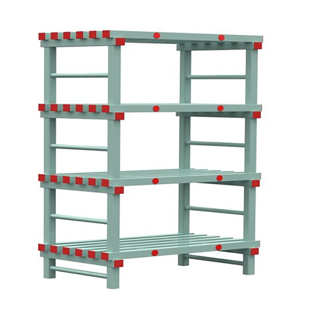 Rayonnage en plastique eurostelle modulaire