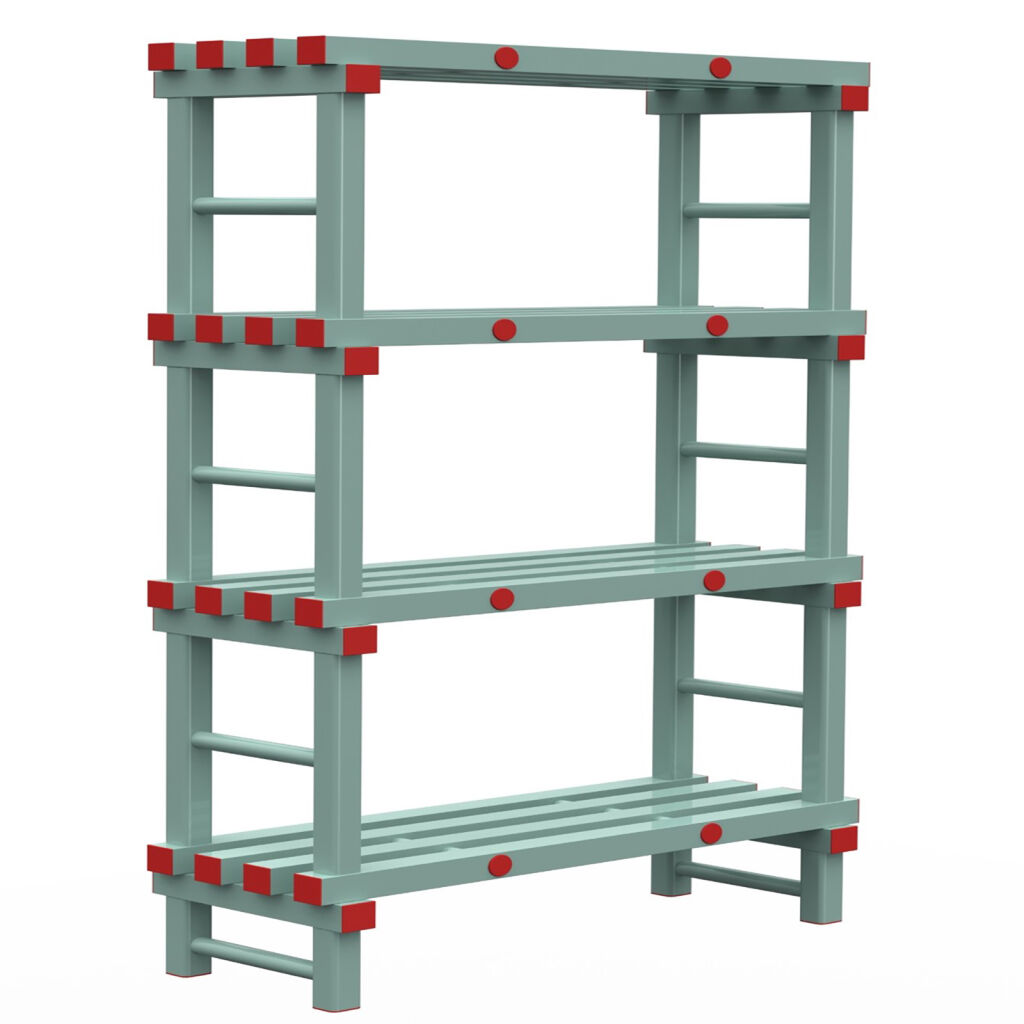Plastic rack Euro rack modular