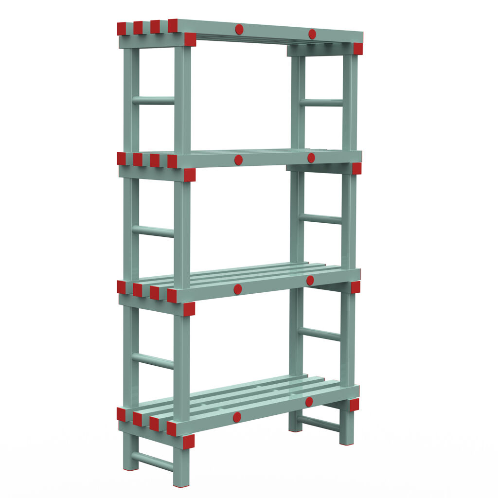Plastic rack Euro rack modular
