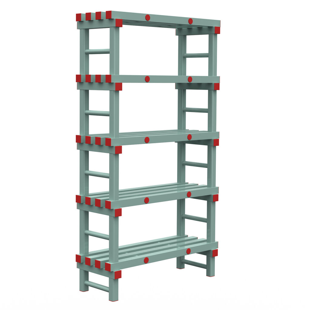 Rayonnage en plastique eurostelle modulaire