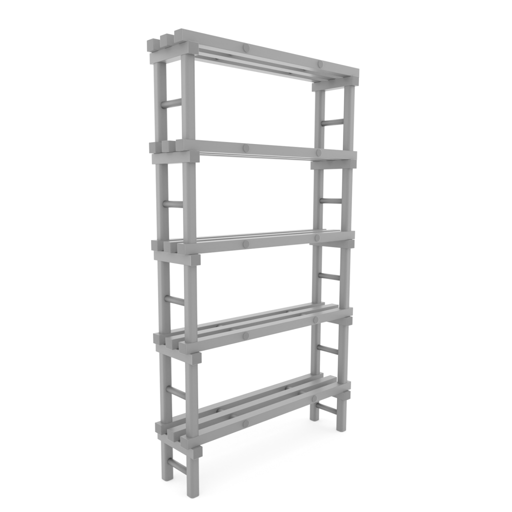 Rayonnage en plastique eurostelle modulaire