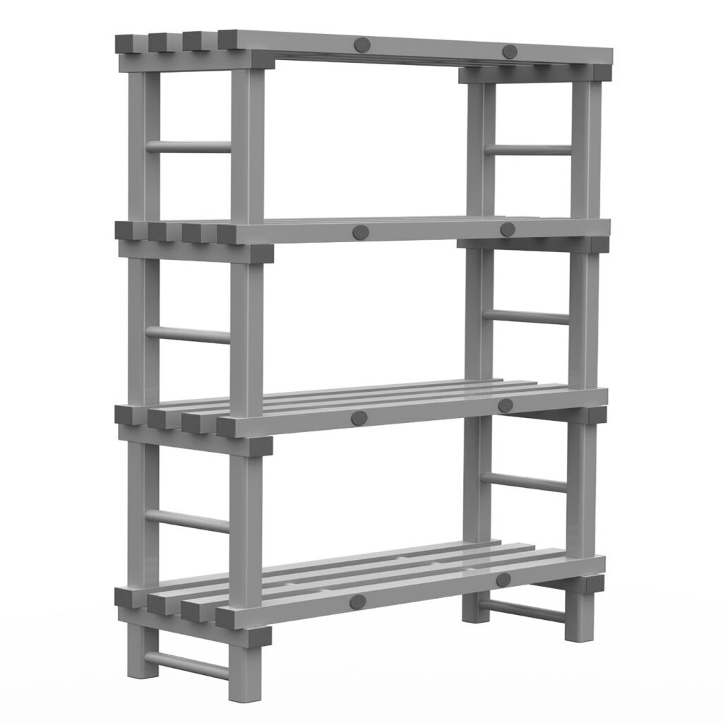 Rayonnage en plastique eurostelle modulaire